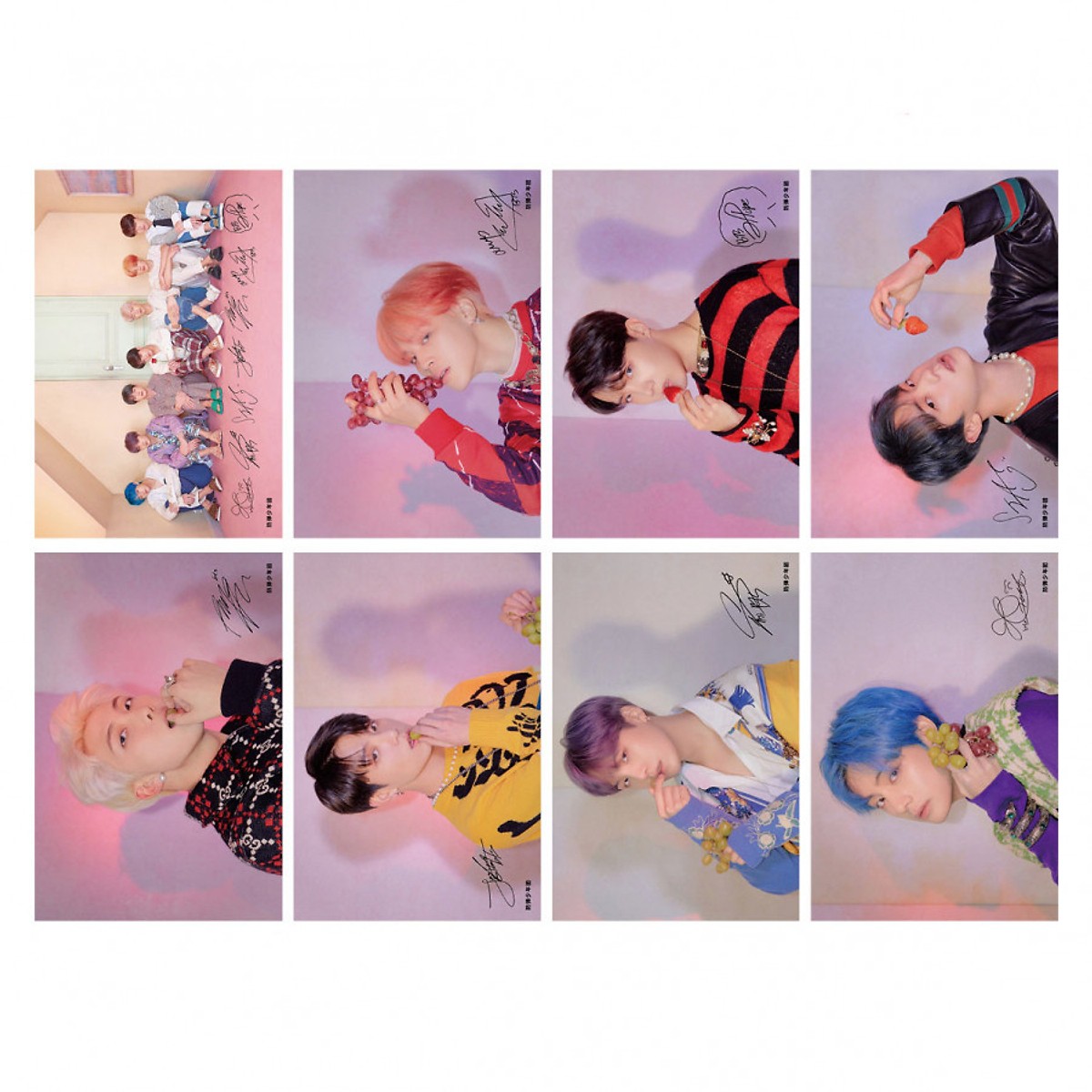 Poster BTS A3 2019 Map Of The Soul: Persona 8T Chữ Ký