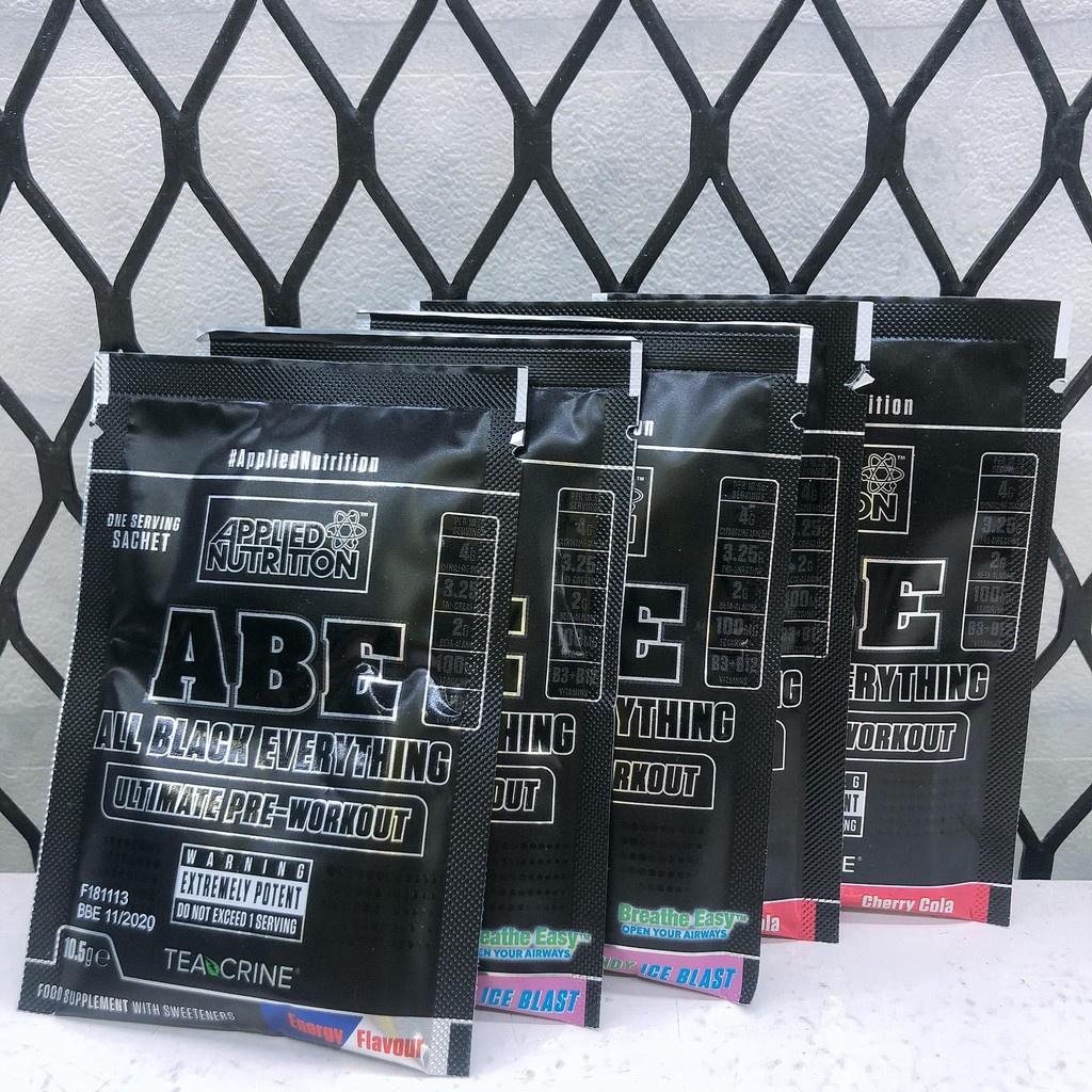 Abe Sample Abe Gói Thử Tăng sức Mạnh Sức Bền Trong Tập luyện Applied Nutrition ABE Pre workout 1 lần dùng (11 Gram) - Uk