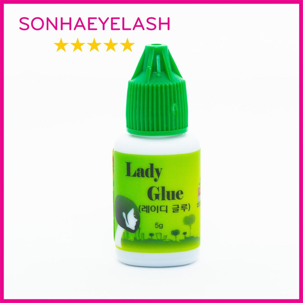 Keo lady glue, keo lady xanh, dòng keo khô nhanh dành cho thợ nối mi chuyên nghiệp