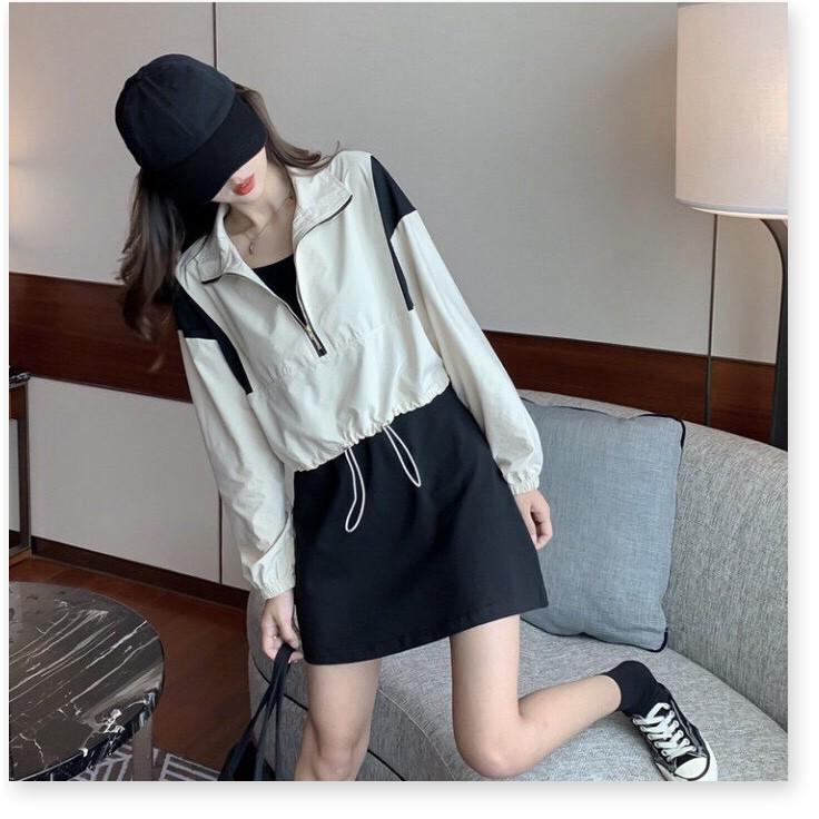 Áo khoác dù nữ dây rút lai cực HOT