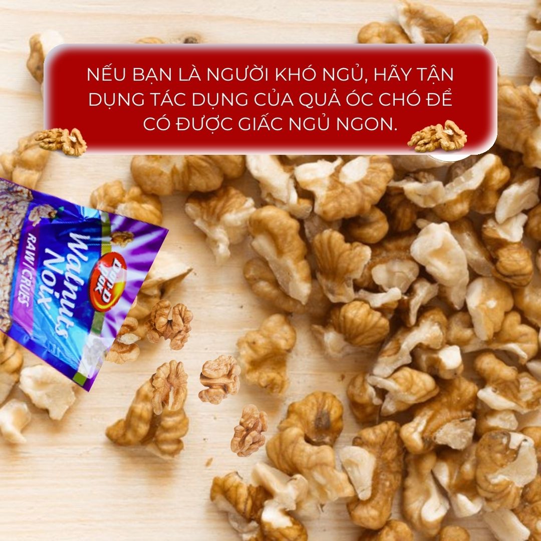 Hạt óc chó tự nhiên nhập khẩu ăn vặt giàu dinh dưỡng 500g Dan D Pak