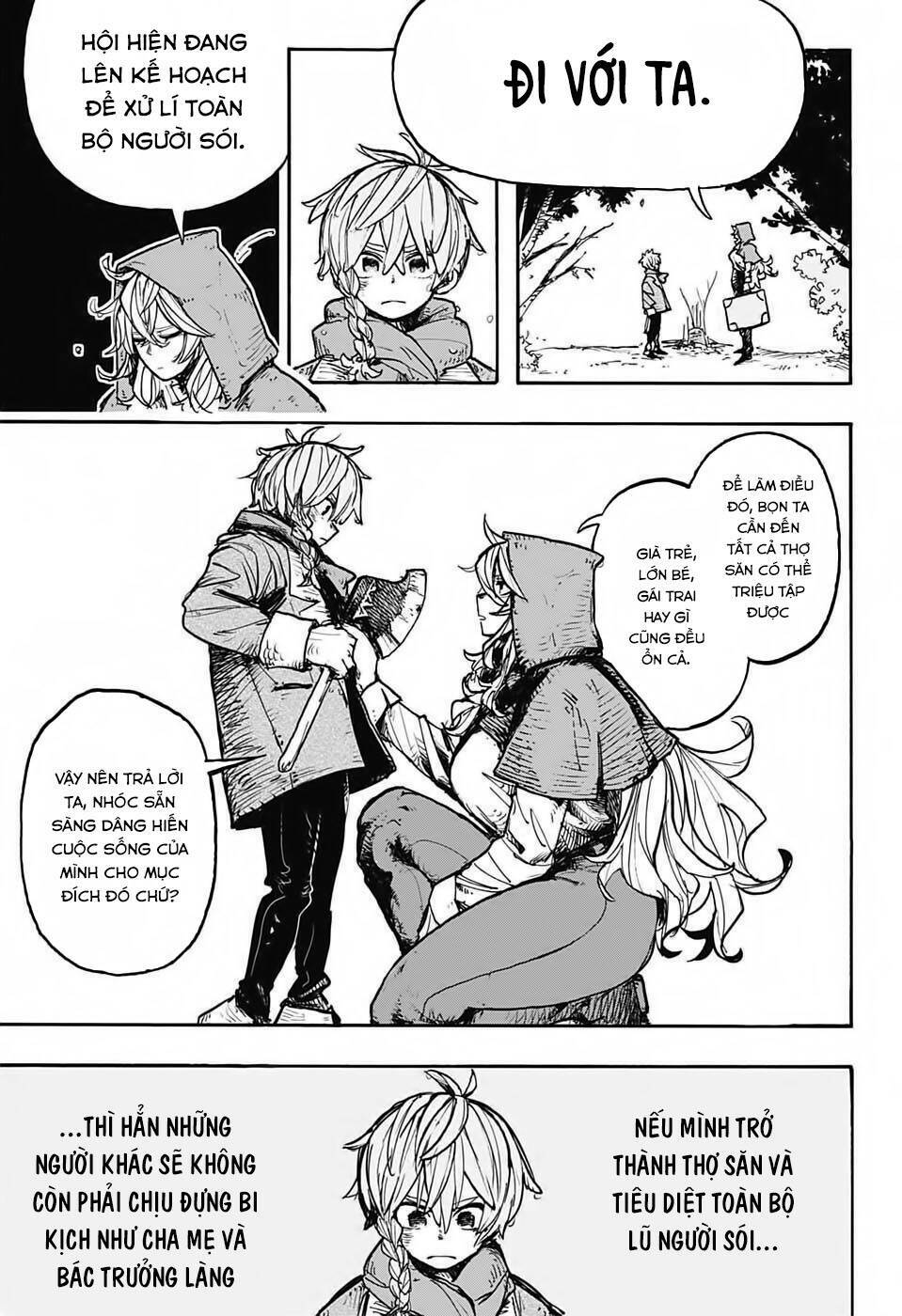 hội thợ săn: khăn đỏ chapter 2 4