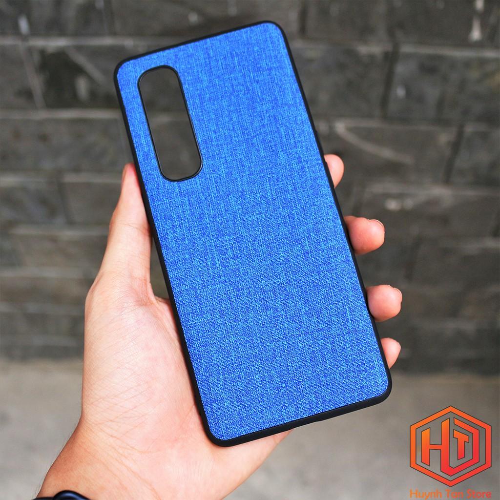 Ốp lưng Find X2 Pro vân vải Jean chống sốc, nhiều màu