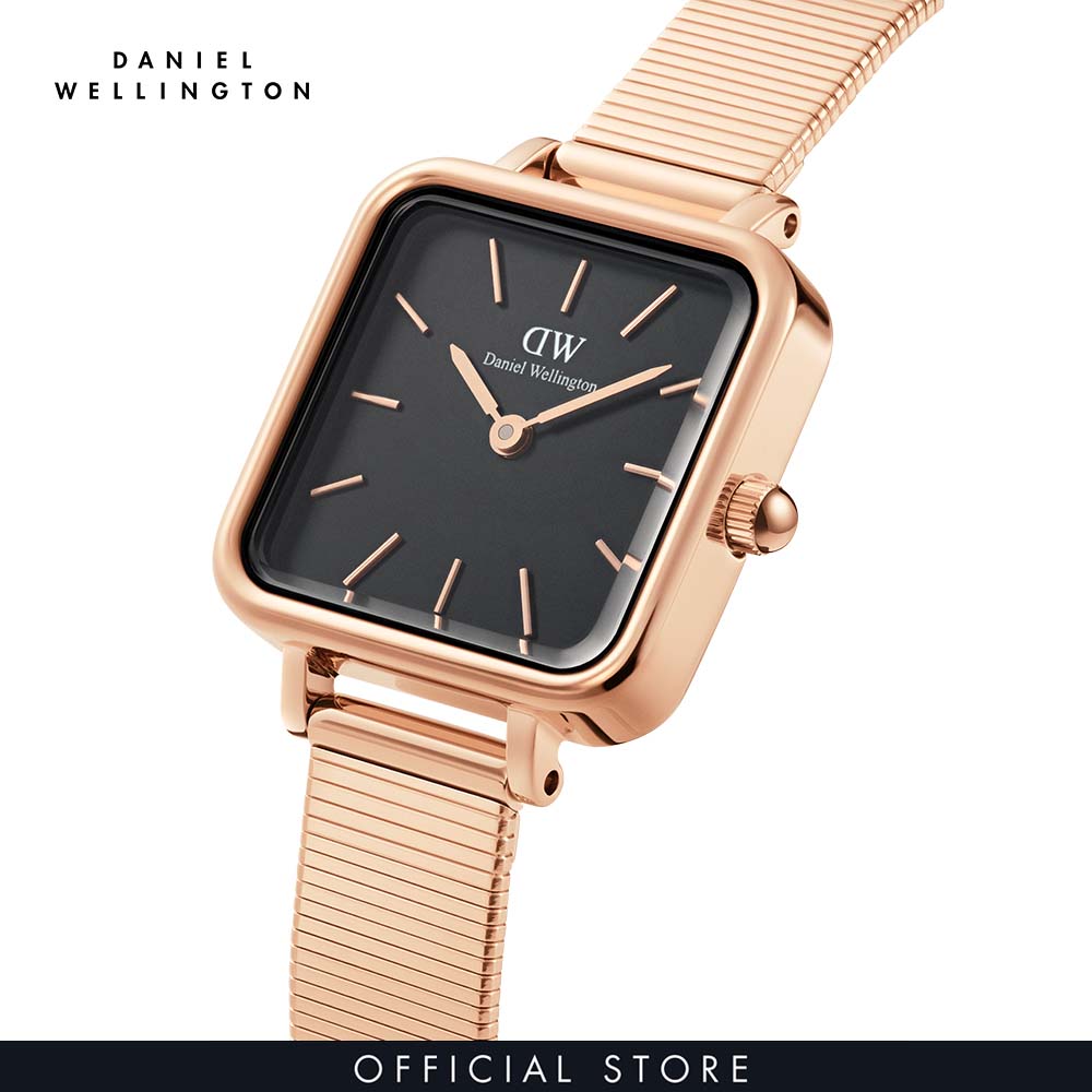 Đồng hồ Nữ Daniel Wellington dây lưới - Quadro Studio 22x22 mm DW00100518