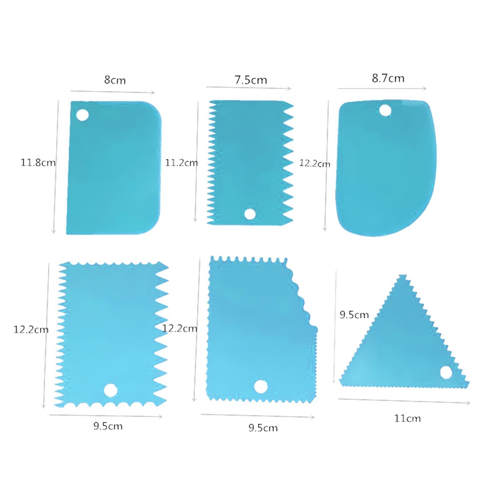 Cake Scraper Blue