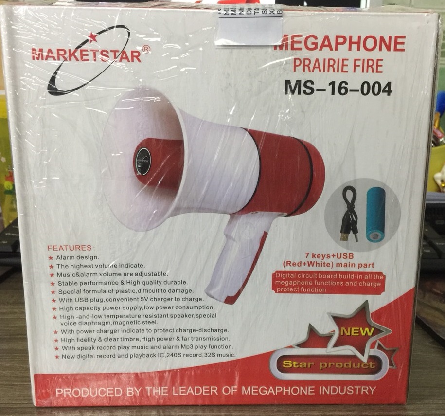Loa phóng thanh cầm tay MEGAPHONE ML-619U - Hàng chính hãng