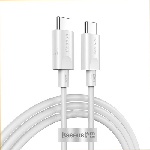 Cáp sạc nhanh Baseus Xiaobai series Type-c to Type-c siêu bền 100W (20V/5A, Quick Charging &amp; Sync Data TPE Cable ) dài 1,5m - Hàng chính hãng