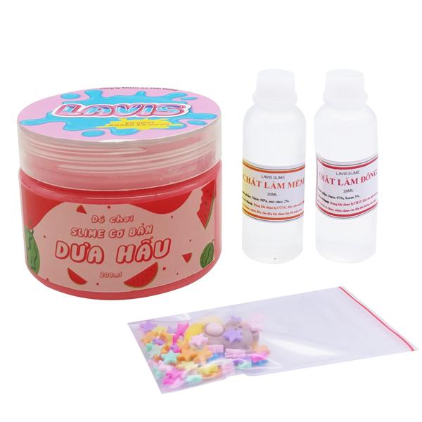 Đồ Chơi Slime Cơ Bản Lavis: Dưa Hấu - 150 ml