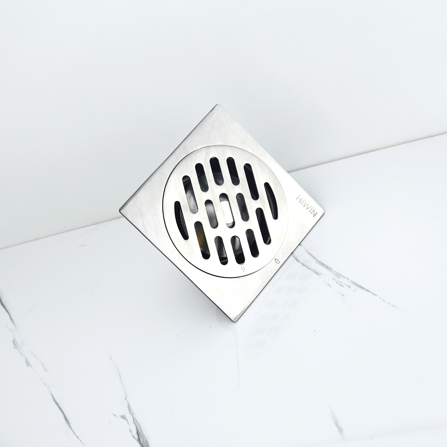 Ga thoát sàn ngăn mùi vượt trội chất liệu inox 304 cao cấp Hiwin FD-6322S bề mặt 120x120