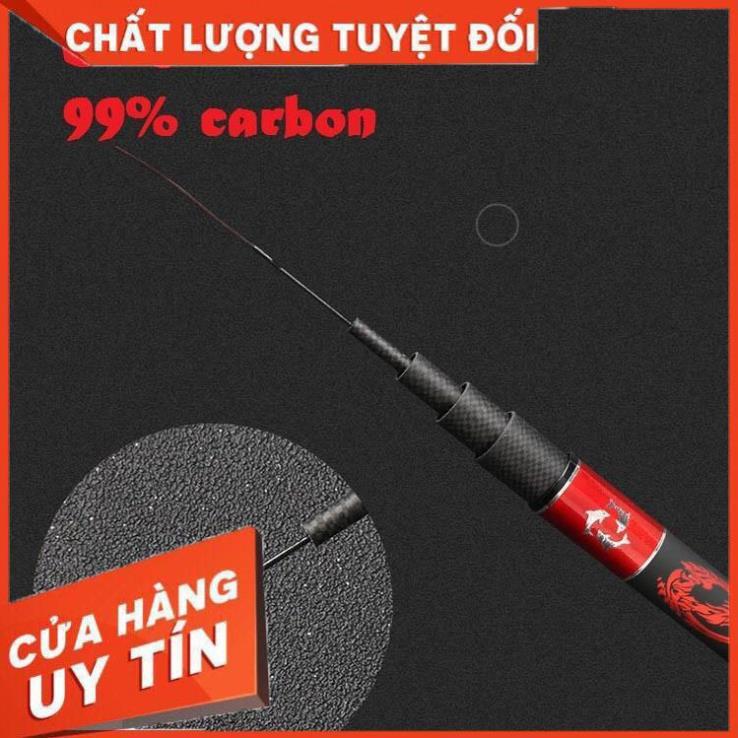 Cần câu tay Huyết Long 6H tặng bộ phụ kiện săn hàng - Cần câu đơn câu đài XL