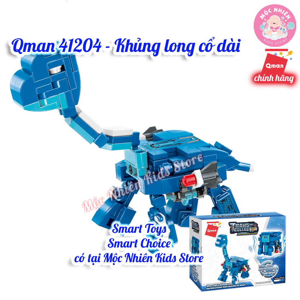 Đồ Chơi Lắp Ráp Xếp Hình QMAN MAGIC CUBE - Sư Tử Dũng Mãnh và Robot Động Vật Biến Hình 3 in 1 (Nhiều mẫu khác nhau)