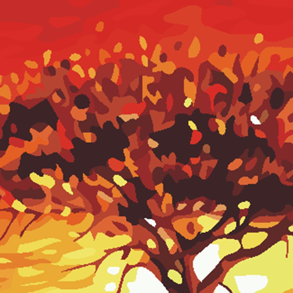 DIY Paint By Numbers Kit Canvas Painting Wall Picture Crafts