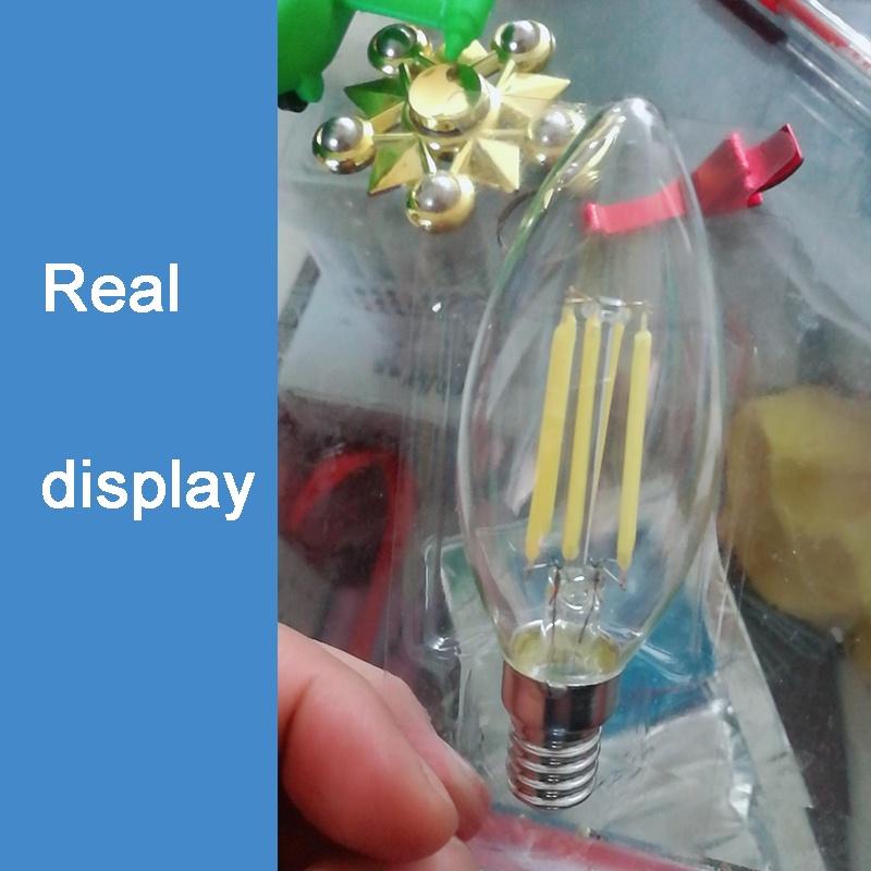 Bóng Đèn LED E14 LED 2W 4W 6W AC 220V Ánh Sáng Trắng Ấm Tiện Dụng