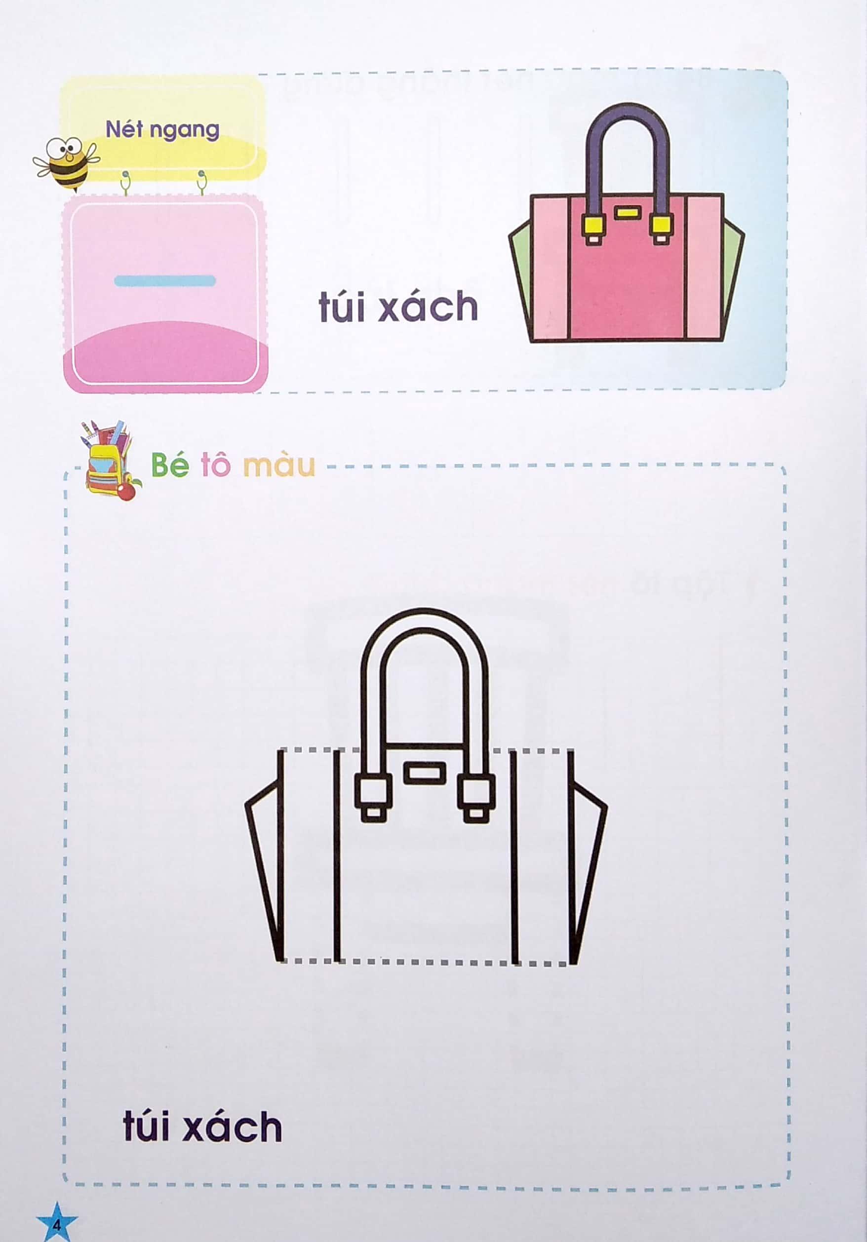 Tủ Sách Mầm Non - Bé Làm Quen Với Các Nét Cơ Bản (Dành Cho Trẻ 5-6 Tuổi)