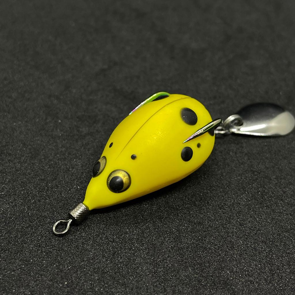 Nhái hơi câu lure CHADO chấm bi siêu nhạy Phukiencaulure25 nhái hơi câu lure, cá lóc siêu nhạy, hàng chuẩn Thái Lan