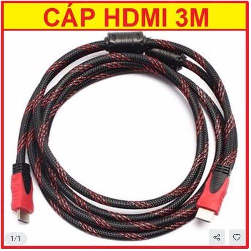 CÁP HDMI 3M DÂY TRÒN CAO CẤP, CABLE HDMI CỰC XỊN TRUYỀN TÍN HIỆU NHANH, DÂY CÁP HDMI MẪU MỚI BÁN CHẠY