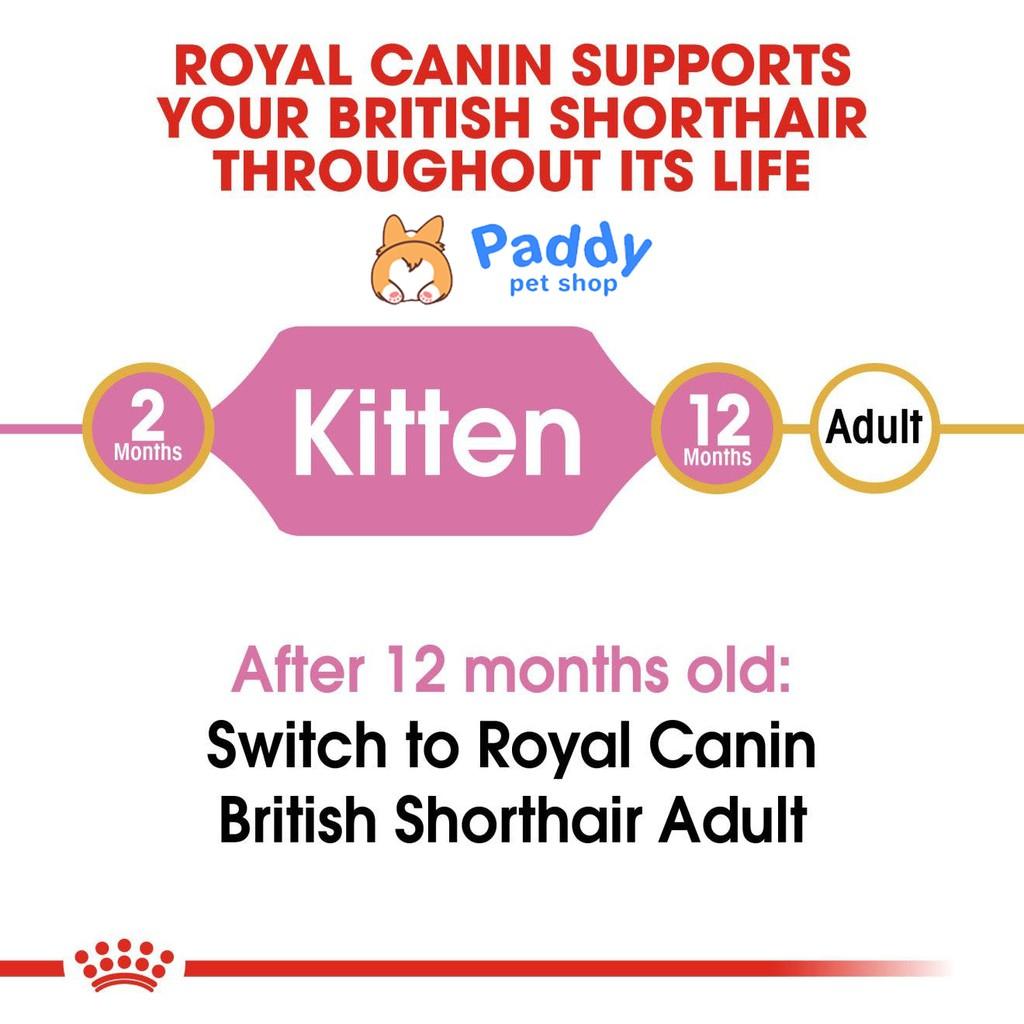 Hạt Royal Canin British Shorthair Kitten Cho Mèo Anh Lông Ngắn Nhỏ