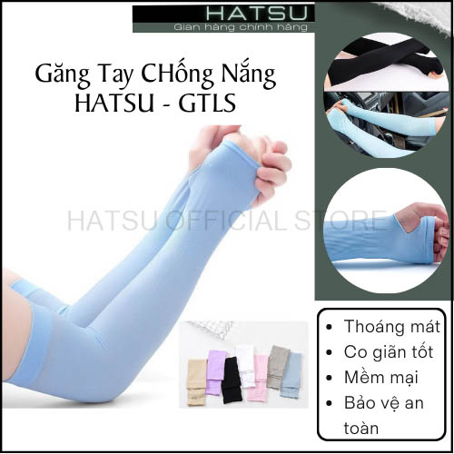Găng tay chống nắng HATSU-LSL xỏ ngón - bảo vệ tay khỏi tia UV lên đến 90% đã được kiểm chứng - dành cho cả nam và nữ