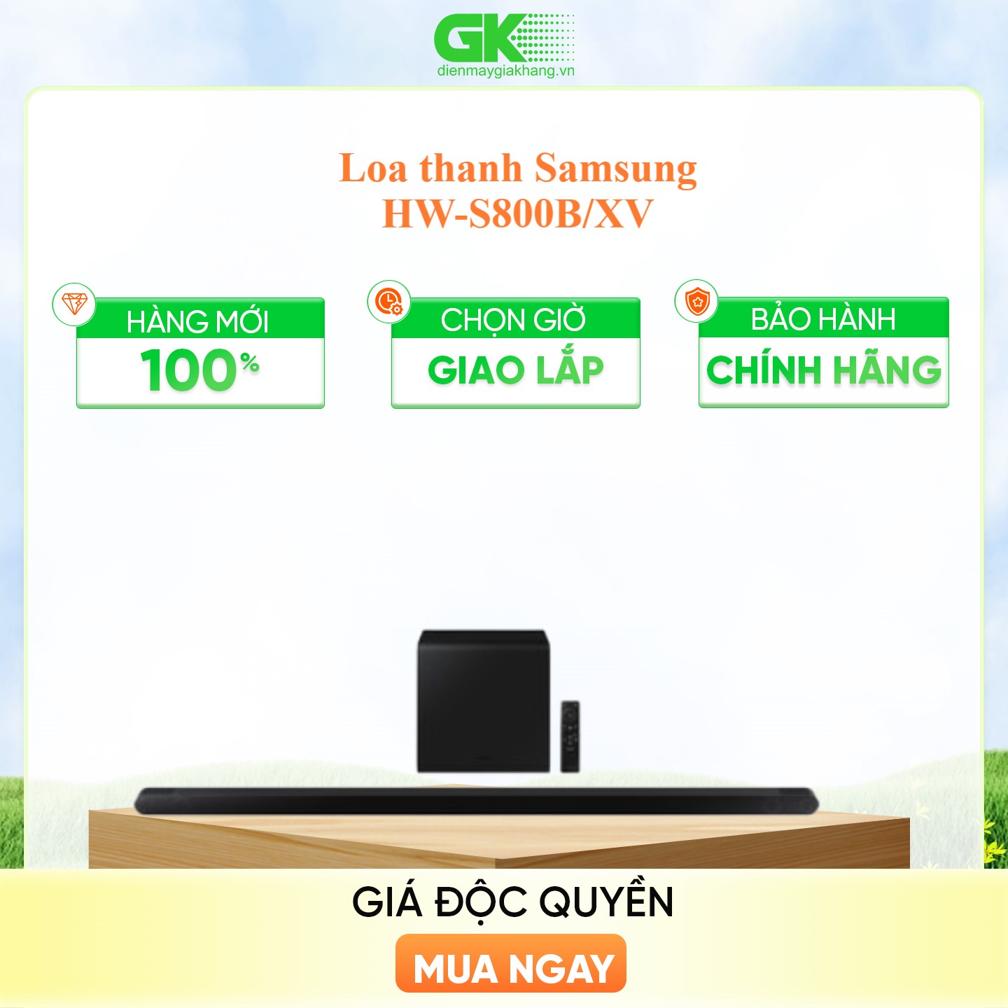 Loa thanh Samsung HW-S800B/XV - Hàng chính hãng (chỉ giao HCM)
