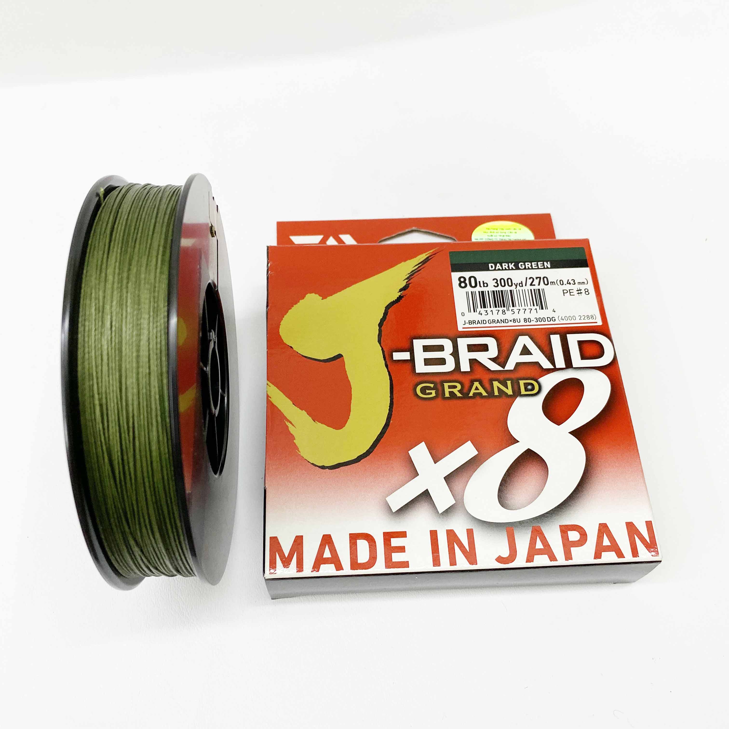 Dây câu cá siêu bền Daiwa JBraid X8