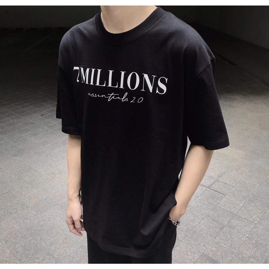 COMBO 4 TEE BASIC 2.0 - Màu Đen / Xanh / Tan / Trắng - Unisex - Form Oversize
