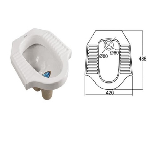 Bồn Cầu Xổm Xí Bệt