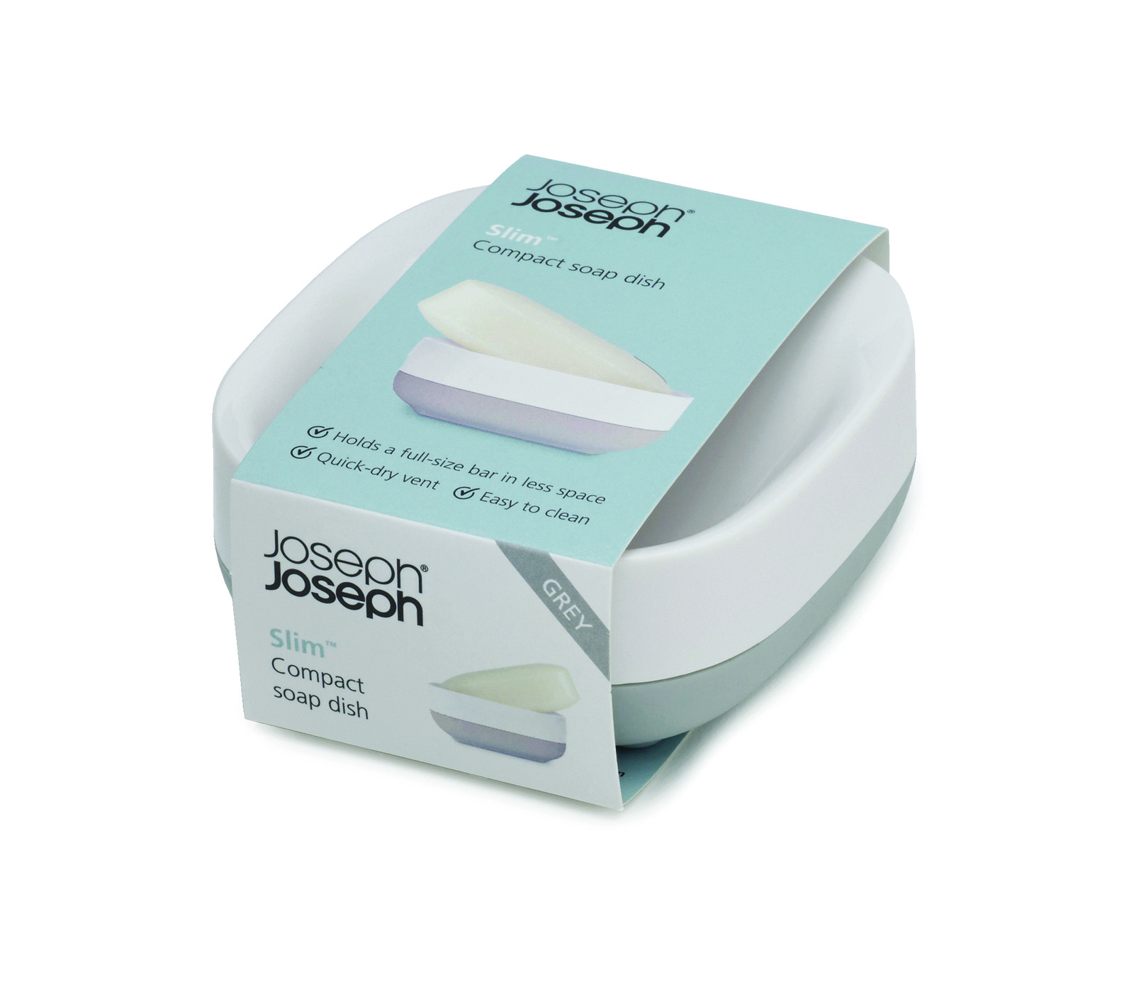 Joseph Joseph - Khay đựng xà phòng cao cấp Slim Compact Soap Dish 705119