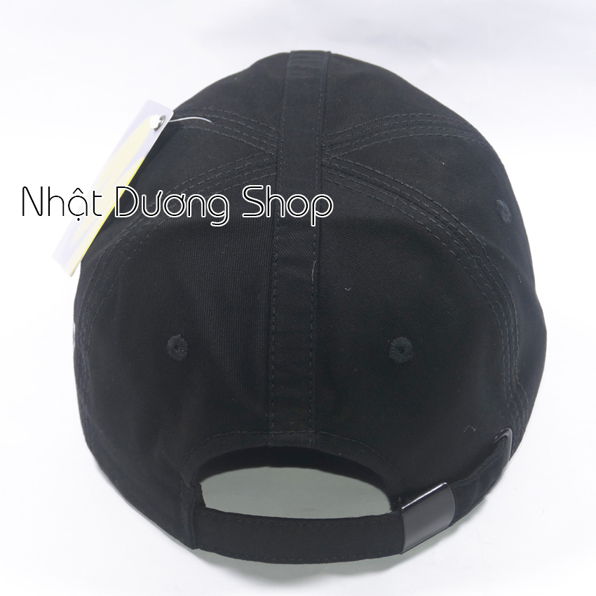 Mũ lưỡi trai ép mặt da cao cấp - Chất liệu vải Kaki bền chắc kết hợp với chữ ép tạo nên sự nổi bật cho người đội
