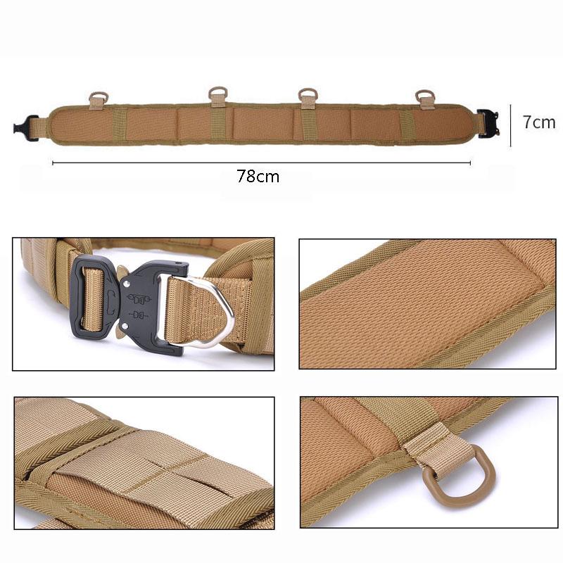 Chiến Thuật Quân Đội Có Đai Điều Chỉnh Công Việc Ngoài Trời Nam Molle Trận Đai Quân Đội Chiến Đấu CS Airsoft Săn Bắn Bóng Sơn Lót Thon Eo
