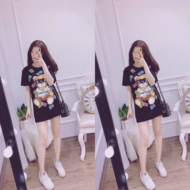 Áo thun gấu cực cool ngầu cá tính