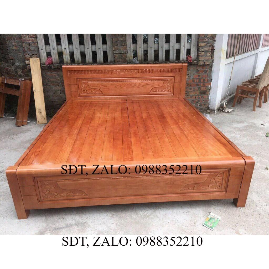 Giường gỗ sồi Nga kích thước 1m2