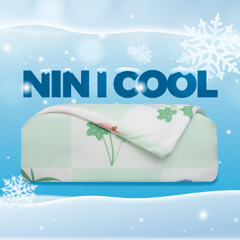 [CHĂN HÈ MÁT LẠNH] Mền lạnh I Cool Advance NIN House | Chăn mền Ice Silk fabric siêu mát lạnh cao cấp 160x210cm màu NM8031