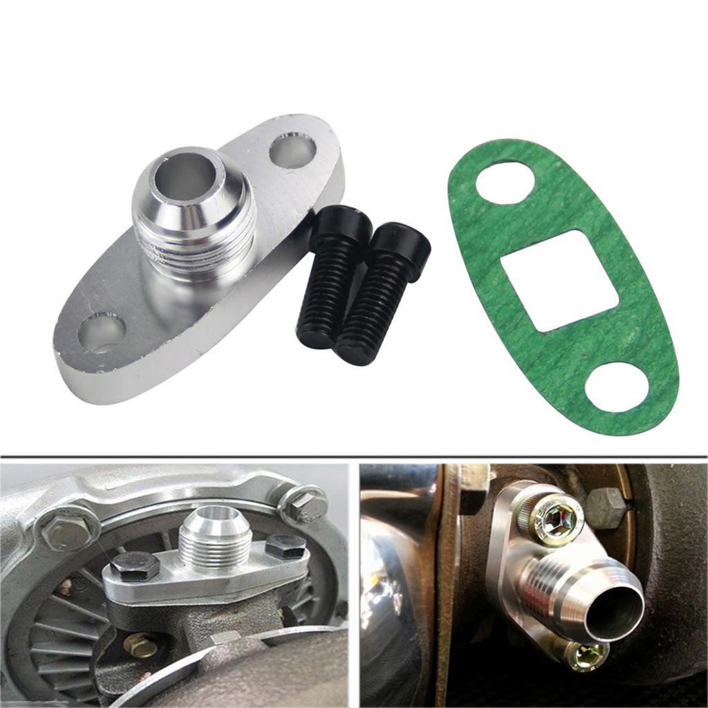 Oil Feed Inlet Flange Gasket Adapter Kit  Fitting T3 T3/T4