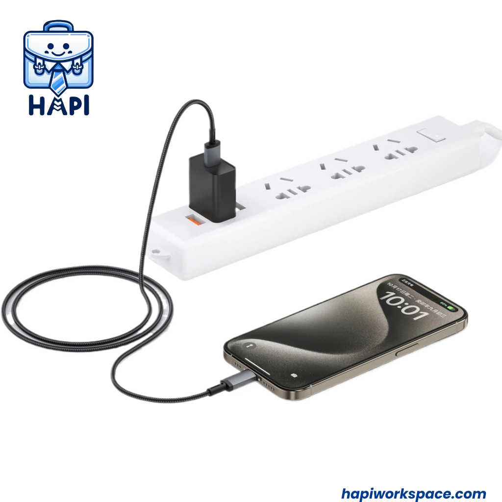 Cáp sạc USB-A to L WiWU Titanlink Wi-C055: Bọc dù, đầu hợp kim titan siêu bền