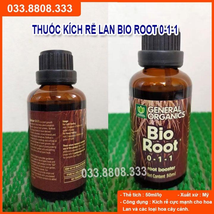 Chế phẩm hữu cơ kích rễ cực mạnh Bio Root 0-1-1 chai 50 ml