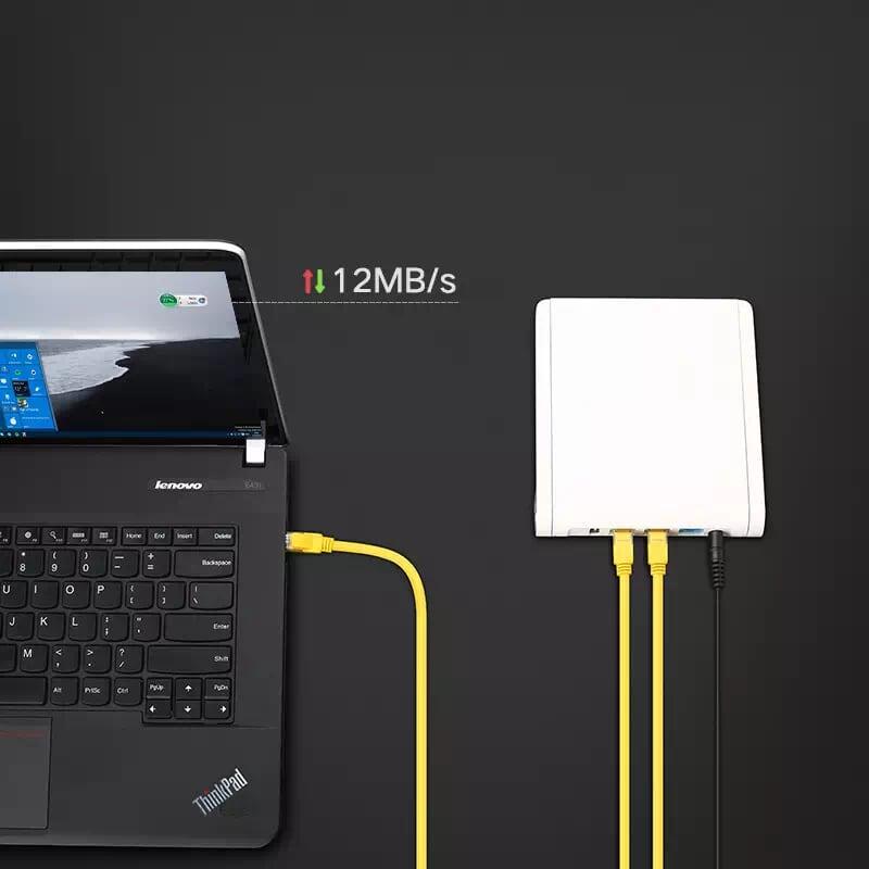 Ugreen UG11230NW103TK 1M màu Vàng Cáp mạng LAN CAT5E UPT - HÀNG CHÍNH HÃNG