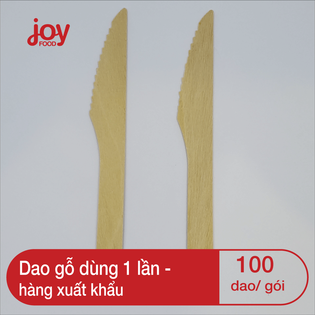 Combo 100 dao gỗ dùng 1 lần - hàng xuất khẩu