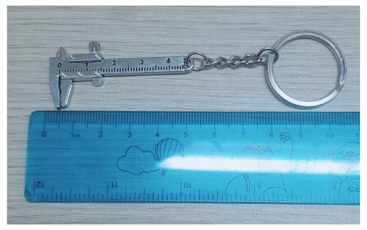 5 Chiếc Thước Kẹp Inox Đo Thân Lan Dài 5Cm Có Móc Treo