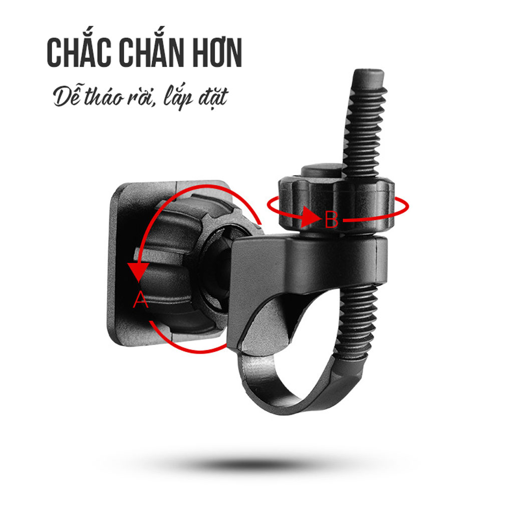 Giá đỡ Điện thoại cho Xe Đạp gắn trước ghi đông tay lái Xe Đạp xoay 360 độ chất liệu EVA chống nước đi trời mưa cho màn hình 5.8-6.0 inch MaiLee