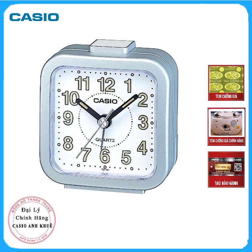 Đồng Hồ Để Bàn Casio TQ-141-8DF - Có Báo Thức -Kích Thước