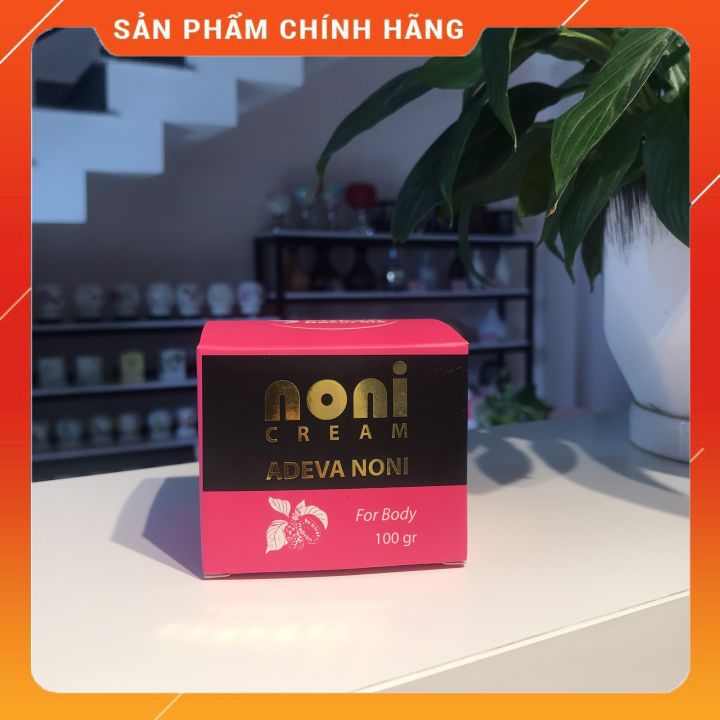 Kem dưỡng ẩm toàn thân Trái nhàu - Dưỡng ẩm từ thiên nhiên cho da căng mịn 100 gr - Adeva Noni