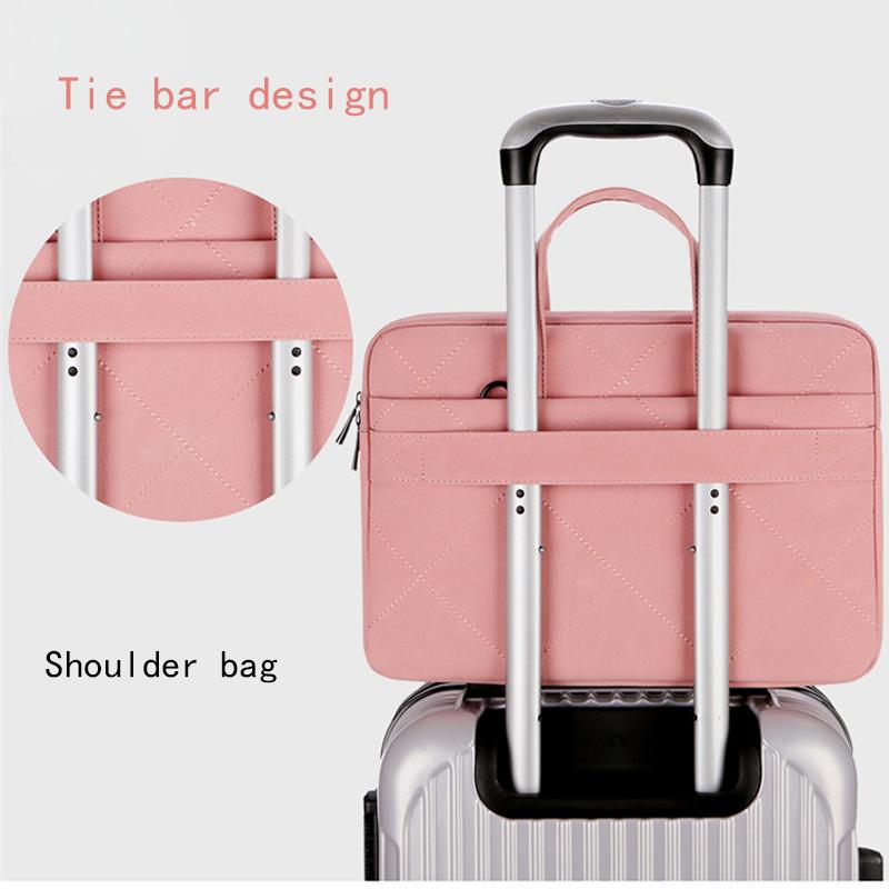 Chống Thấm Nước Túi Xách Đeo Vai Nữ 2020 Mờ PU Túi Xách 13.3 15 15.6 16 14 11 12 Túi Đựng Laptop Dành Cho macBook Huawei Mi HP Lenovo
