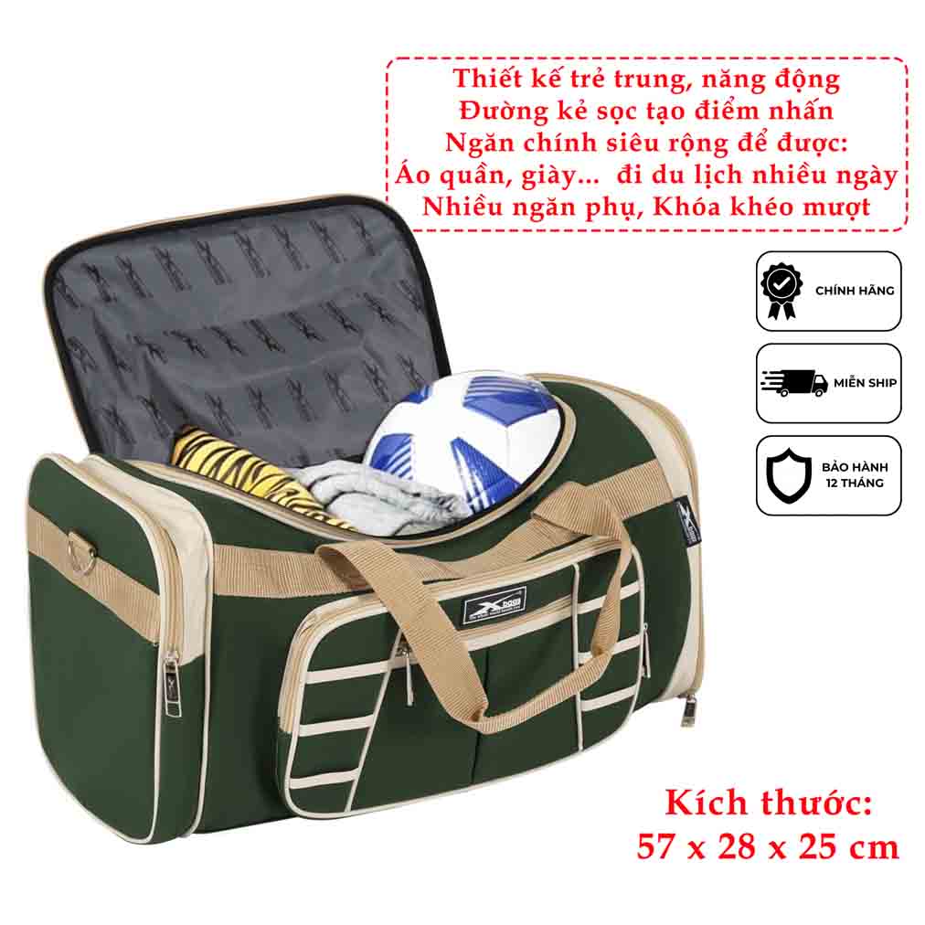 TÚI DU LỊCH XBAGS STYLISH XB 6006, TÚI DU LỊCH CÓ NGĂN ĐỰNG GIÀY RIÊNG BIỆT
