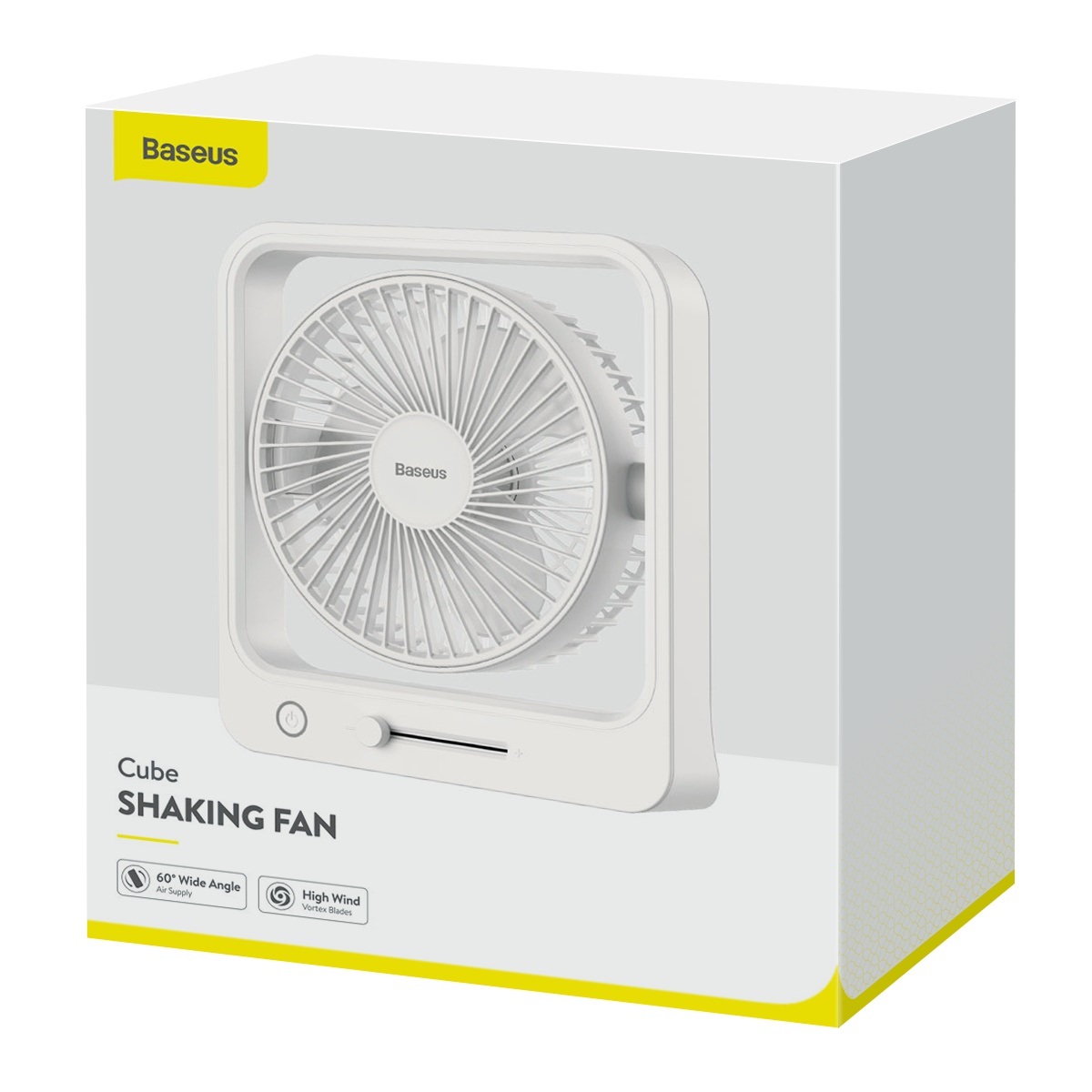 Quạt mini để bàn Baseus Cube Shaking Fan - Hàng chính hãng