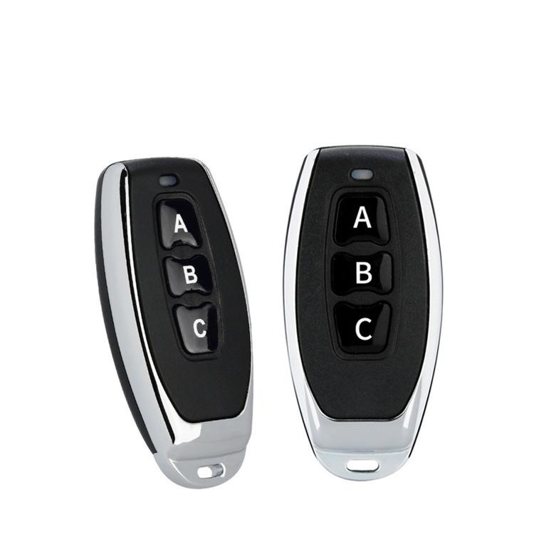 Giá thấp nhất ev1527 kim loại ớt 3 phím điều khiển từ xa van xả van điện tử xe điện chìa khóa điều khiển từ xa 433M