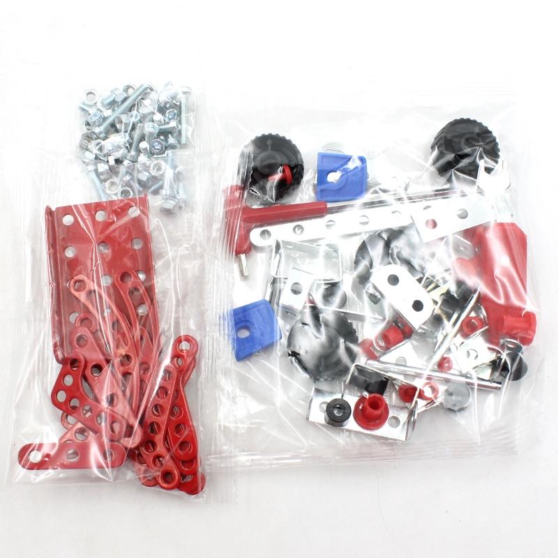 Đồ Chơi Giáo Dục STEM - Metal Bricks 4in1 - 4 Phương Tiện Biến Hình Cứu Hỏa Siêu Bền 1202