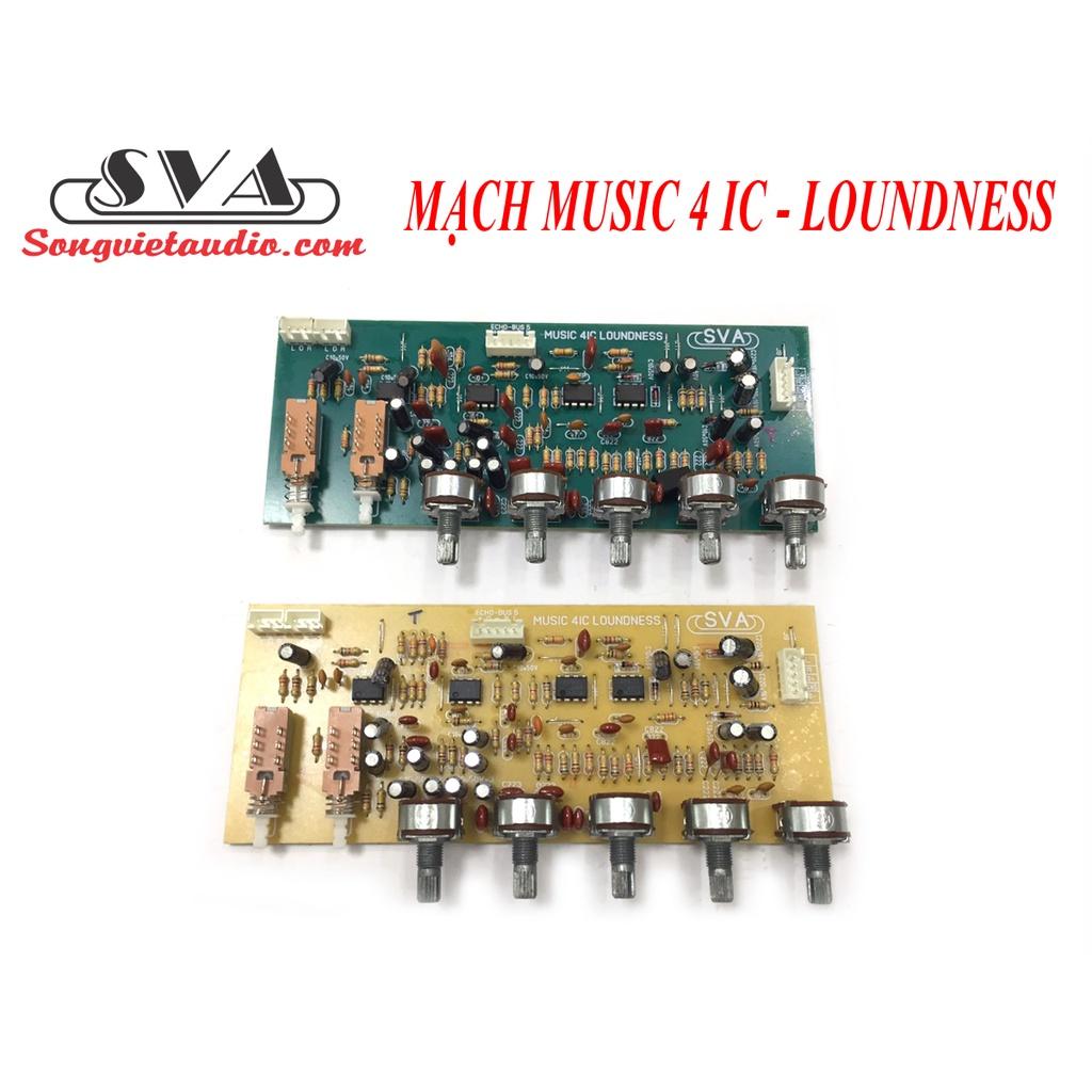 MẠCH MUSIC 4 IC - LOUNDNESS - KÈM DÂY