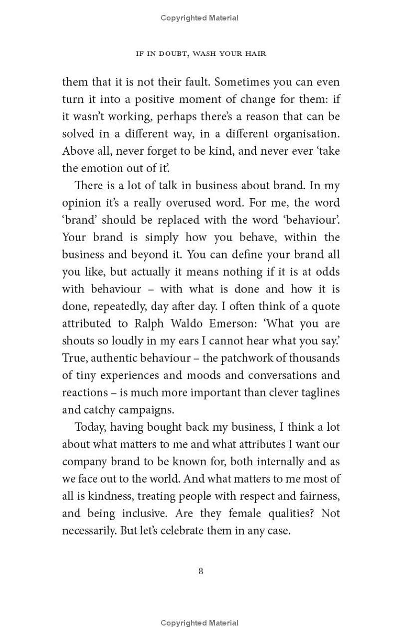 Sách ngoại văn: If In Doubt, Wash Your Hair