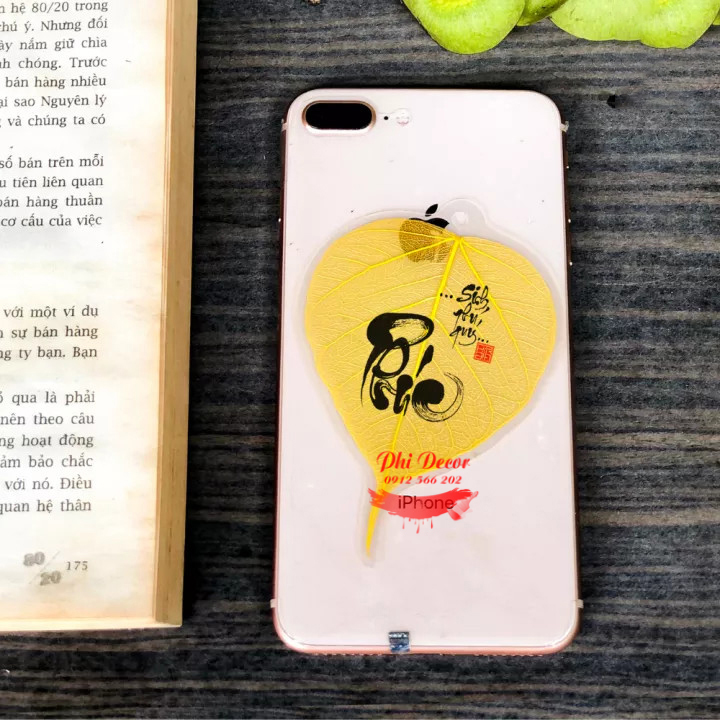 Lá Bồ đề Tài Lộc - Chữ PHÚC
