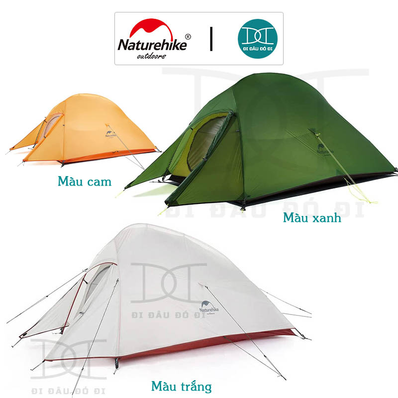 Lều cắm trại 2 người siêu nhẹ Naturehike Cloud up 2 chính hãng NH17T001-T